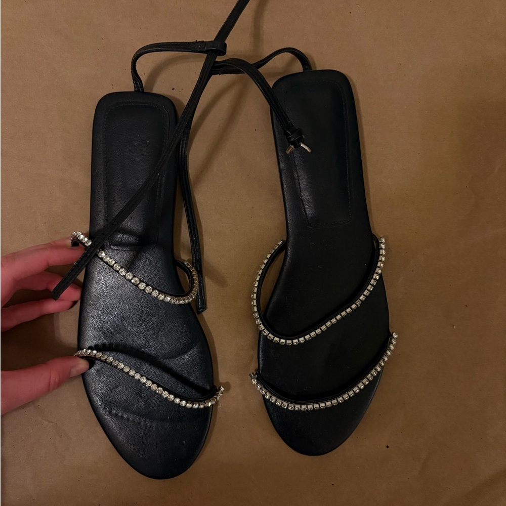 Zara Black Sandals - Picture 3 of 3